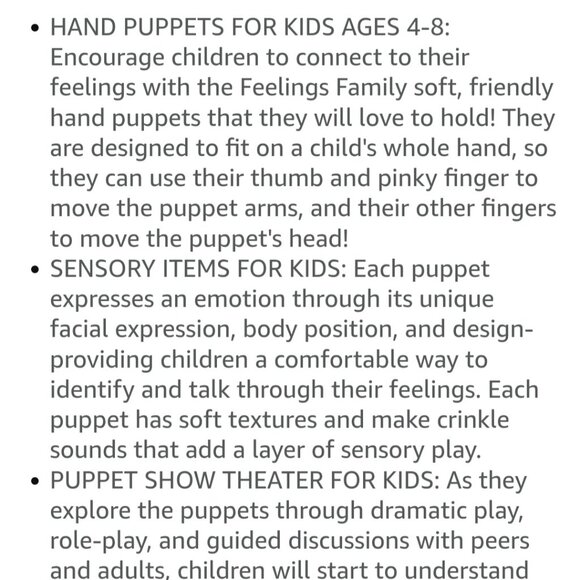 Feelings Hand Puppets - Picture 10 of 12